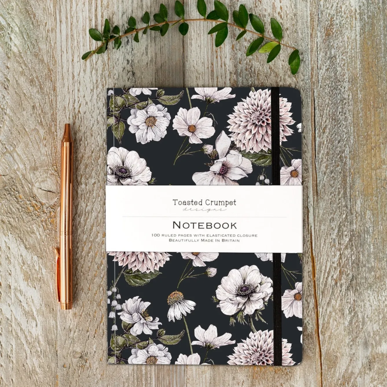 Toasted Crumpet The Blanc Collection (Cocoa) A5 Lined Pocket Notebook- Stationery