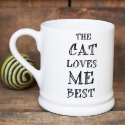 Sweet William The Cat Loves Me Best Mug- Pets|Pets