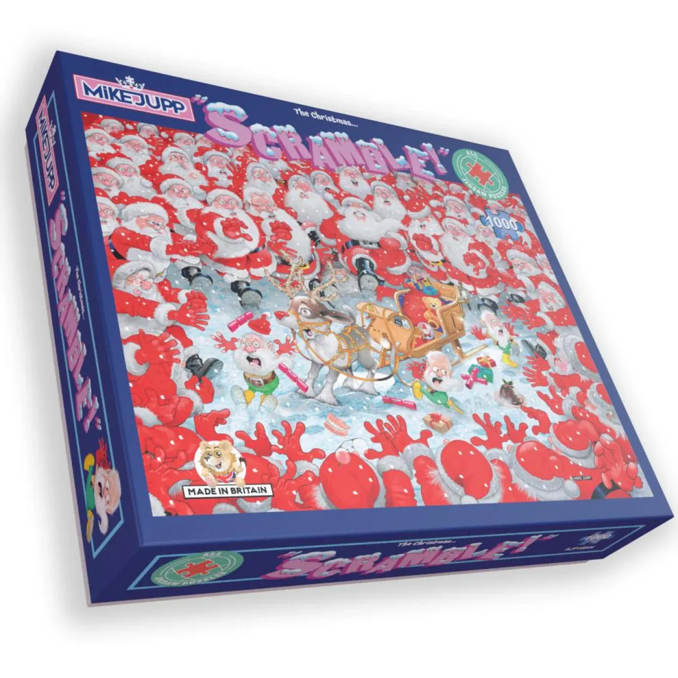 All Jigsaw Puzzles The Christmas Scramble 1000 Piece Jigsaw Puzzle- Puzzles|Children