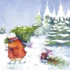 Moongazer Cards The Christmas Tree Greeting Card- Christmas Cards|Greeting Cards