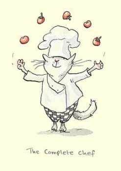Two Bad Mice The Complete Chef Greetings Card- Greeting Cards