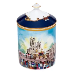 Halcyon Days The Coronation at Westminster Sandalwood & Vetiver Lidded Candle- Royal|Home Fragrance