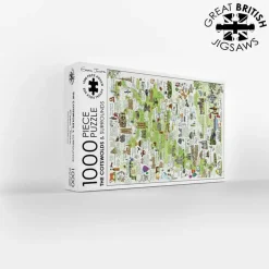 GB Jigsaws Ltd The Cotswolds & Surrounds 1000 Piece Jigsaw Puzzle- Puzzles