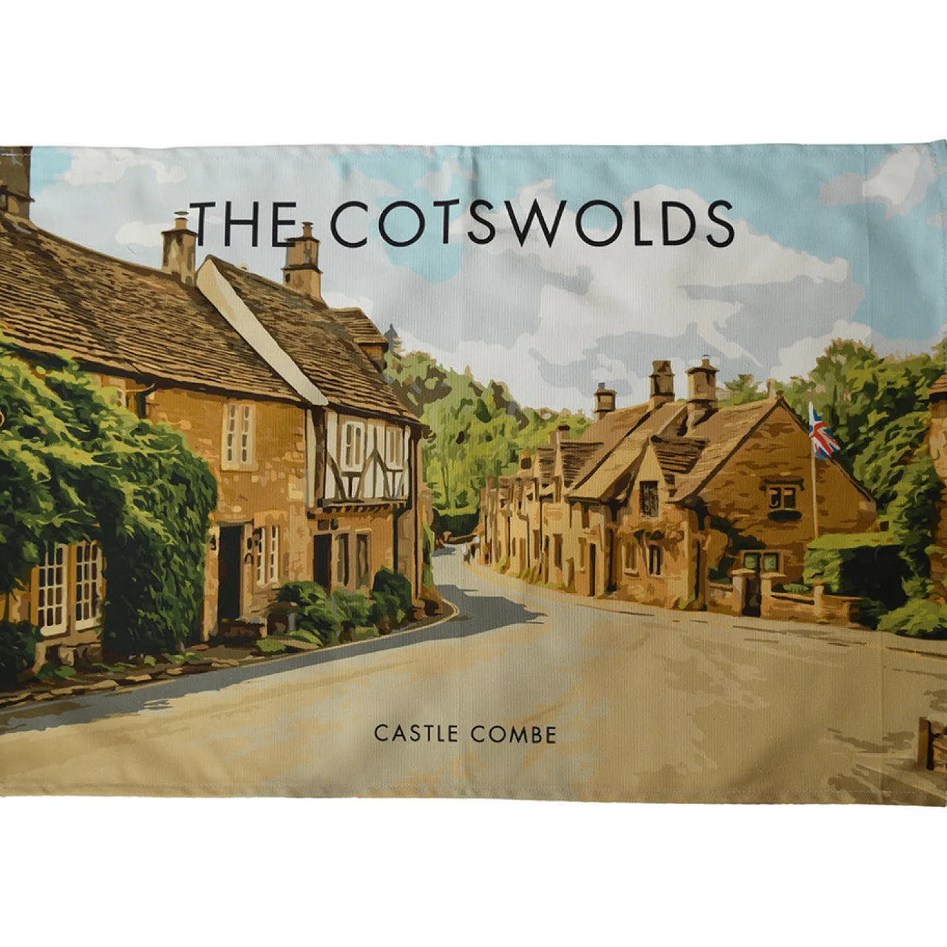 Town Towels The Cotswolds - Castle Combe Tea Towel- Tea|Tea Towels