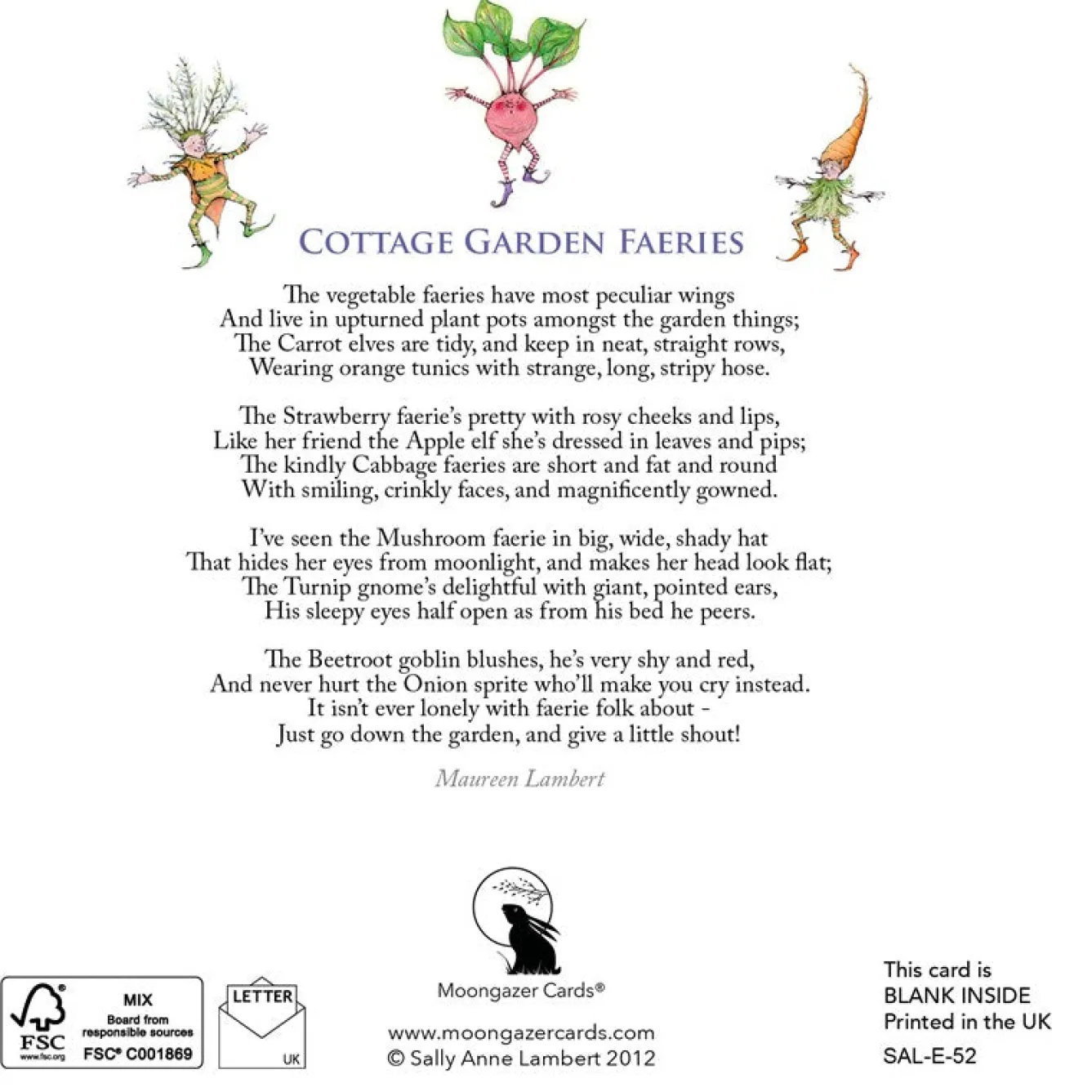 Moongazer Cards The Cottage Greeting Card- Greeting Cards