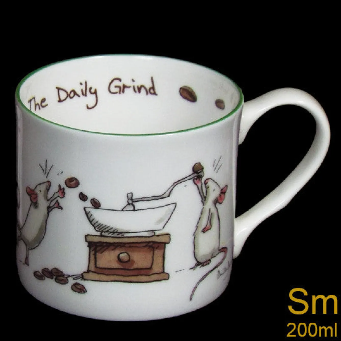 Two Bad Mice The Daily Grind Small Mug- Tea|Whimsical
