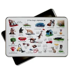 Yeti The Dog's Alphabet Storage Tin- Storage Caddies|Storage