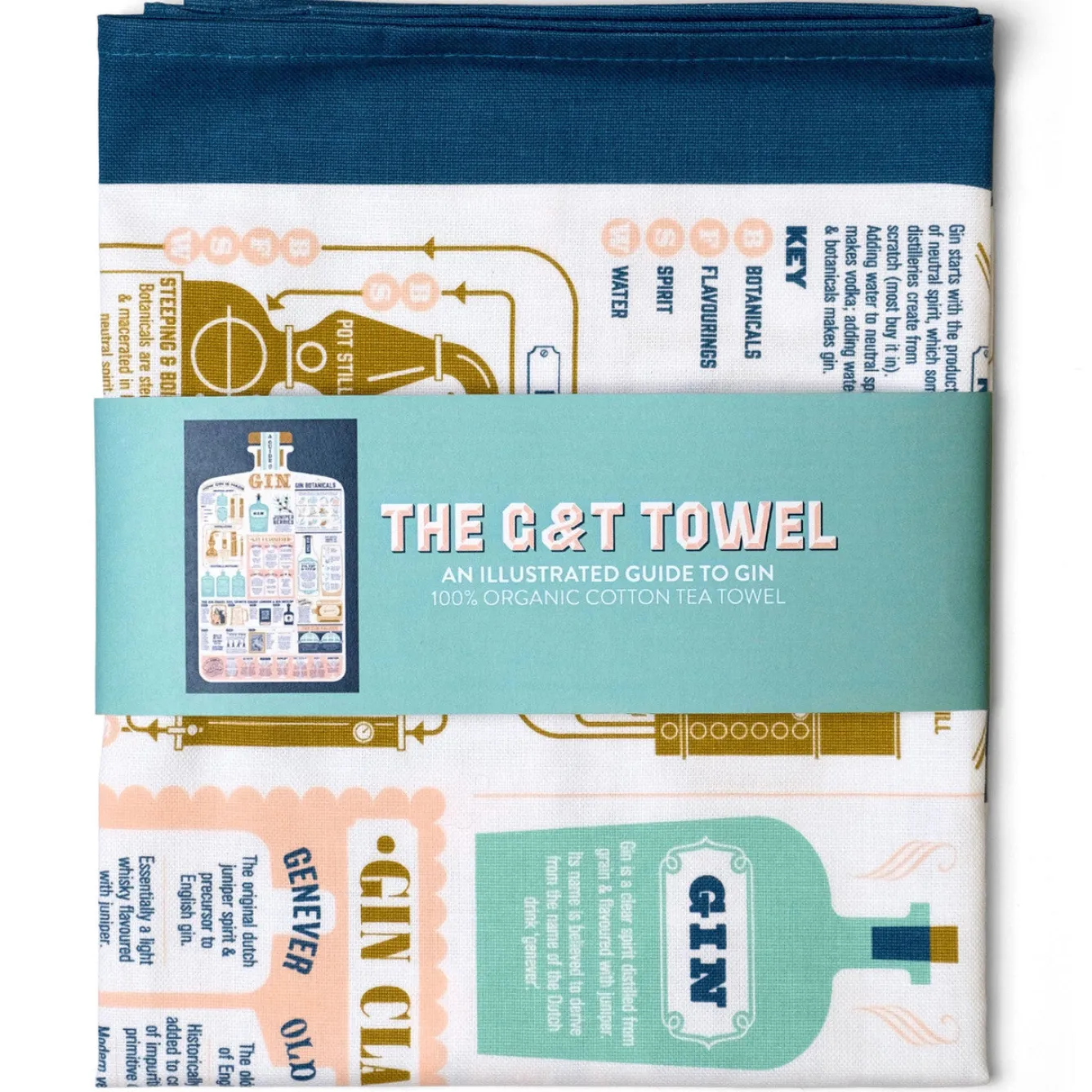 Stuart Gardiner The G & T Tea Towel by- Father's Day|Tea