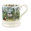 Emma Bridgewater The Good Life In The Garden 1/2 Pint Mug- Whimsical|Flowers & Garden
