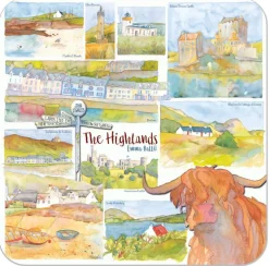 Emma Ball The Highlands Coaster- Tea|Coasters