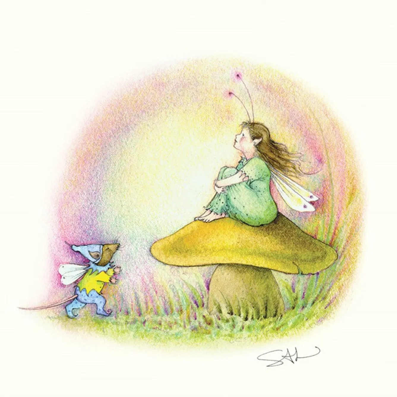 Moongazer Cards The Little Folk Greeting Card- Greeting Cards