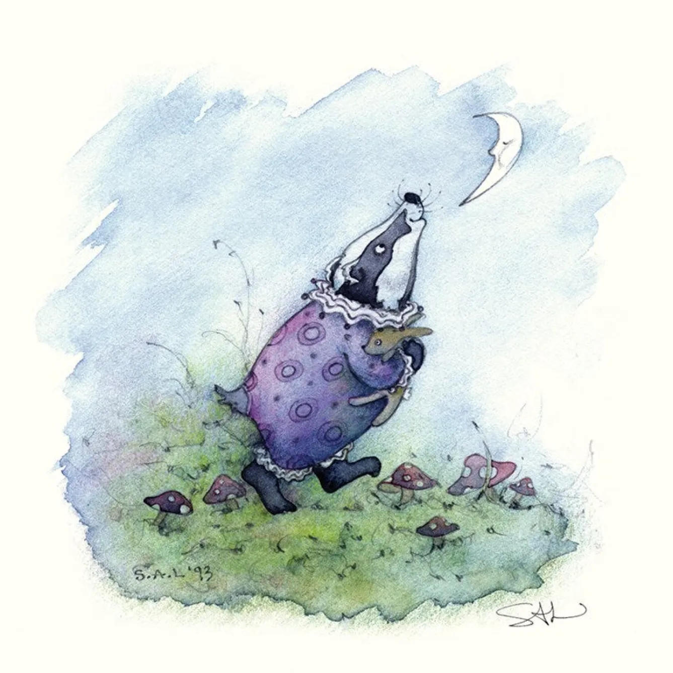 Moongazer Cards The Moon Greeting Card- Greeting Cards
