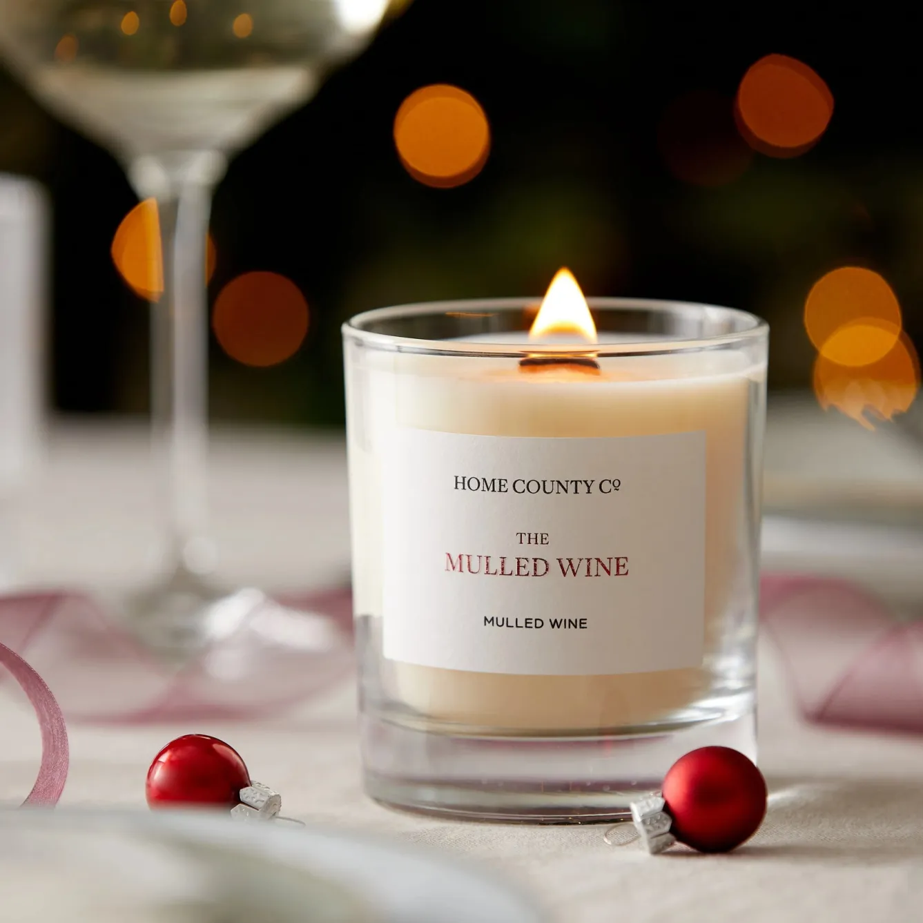 Home County Candles The Mulled Wine Candle- Christmas|Home Fragrance