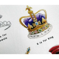Yeti The Royal Alphabet Tea Towel- Tea|Tea Towels
