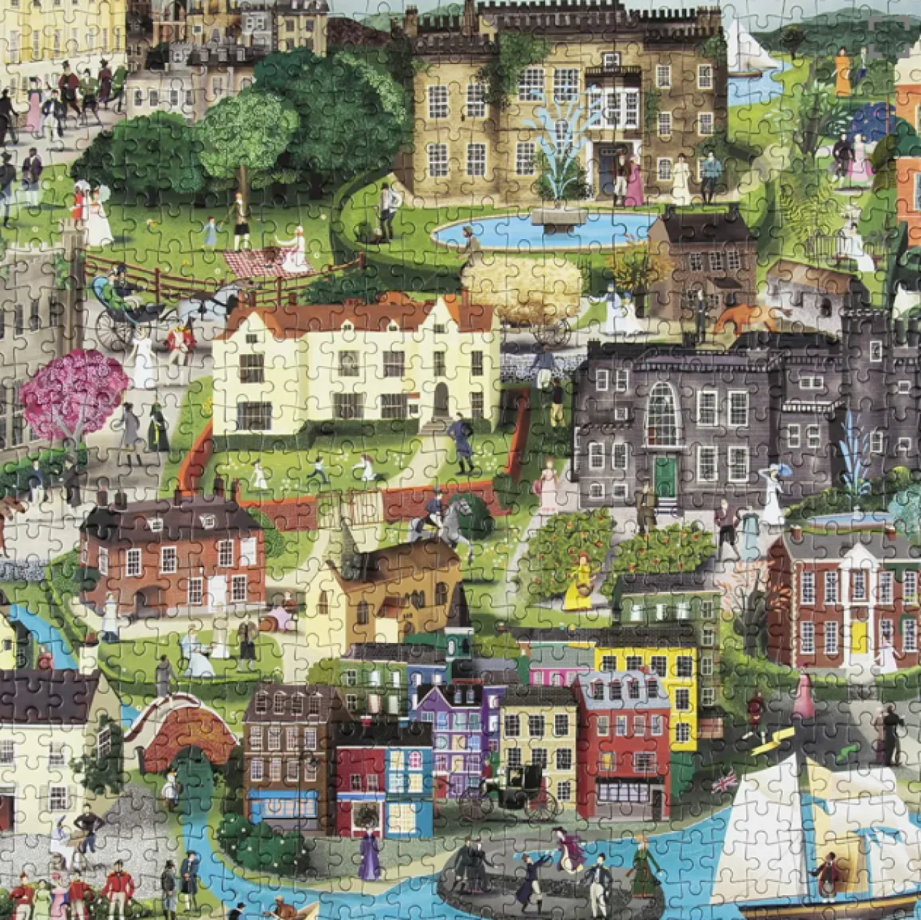 Chronicle Books The World of Jane Austen 1000 Piece Jigsaw Puzzle- Puzzles