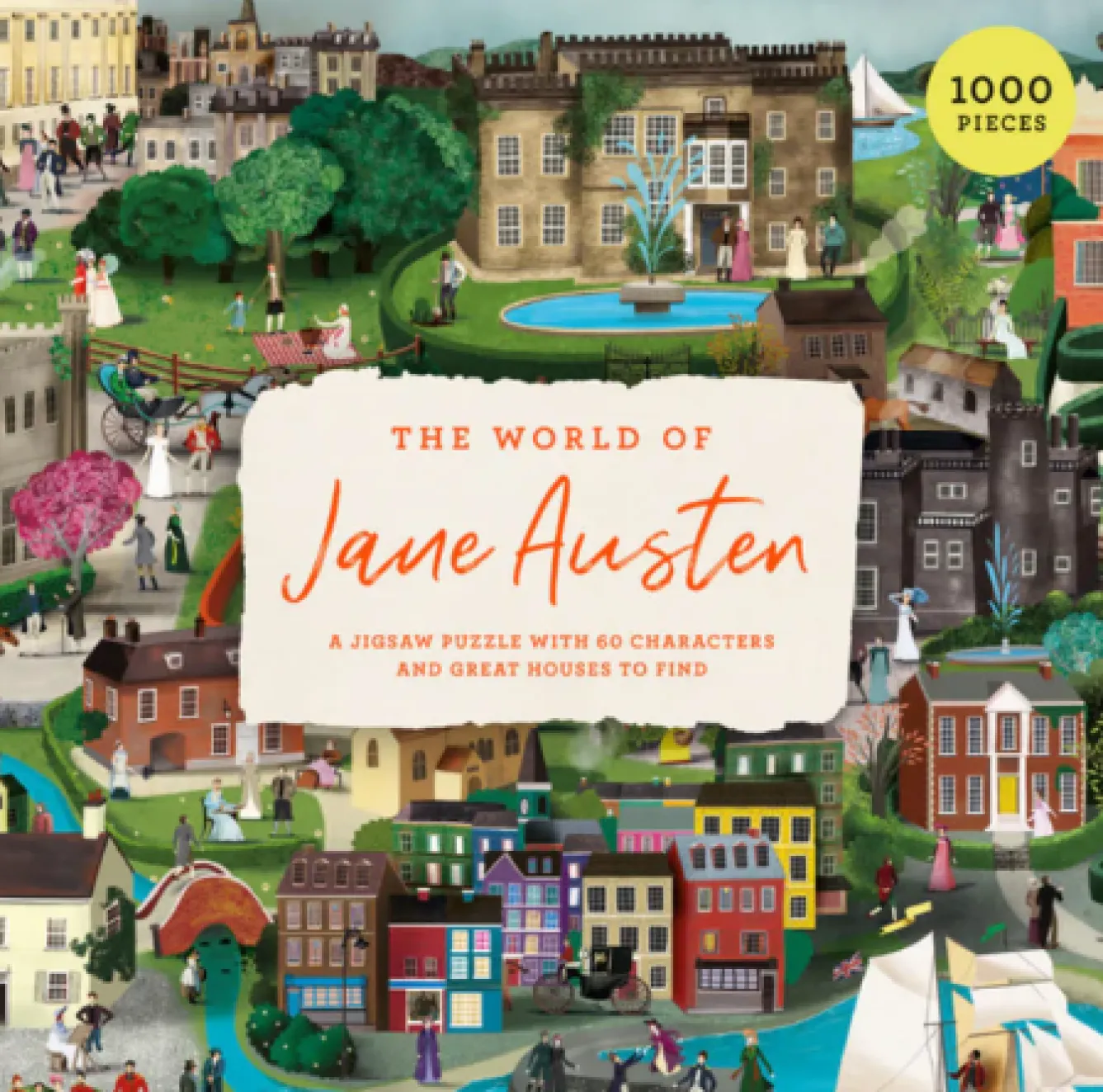 Chronicle Books The World of Jane Austen 1000 Piece Jigsaw Puzzle- Puzzles