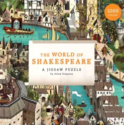 Chronicle Books The World of Shakespeare 1000 Piece Jigsaw Puzzle- Puzzles