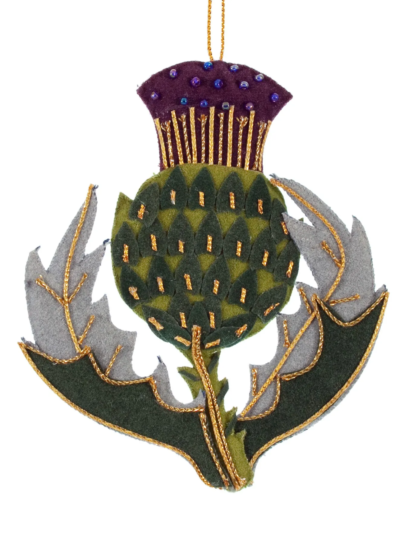 St. Nicolas Thistle Decoration- Christmas Decorations|Seasonal Decor