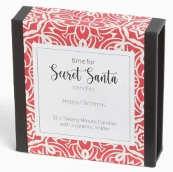 Cotton & Grey Time for Secret Santa Candle Set- Christmas