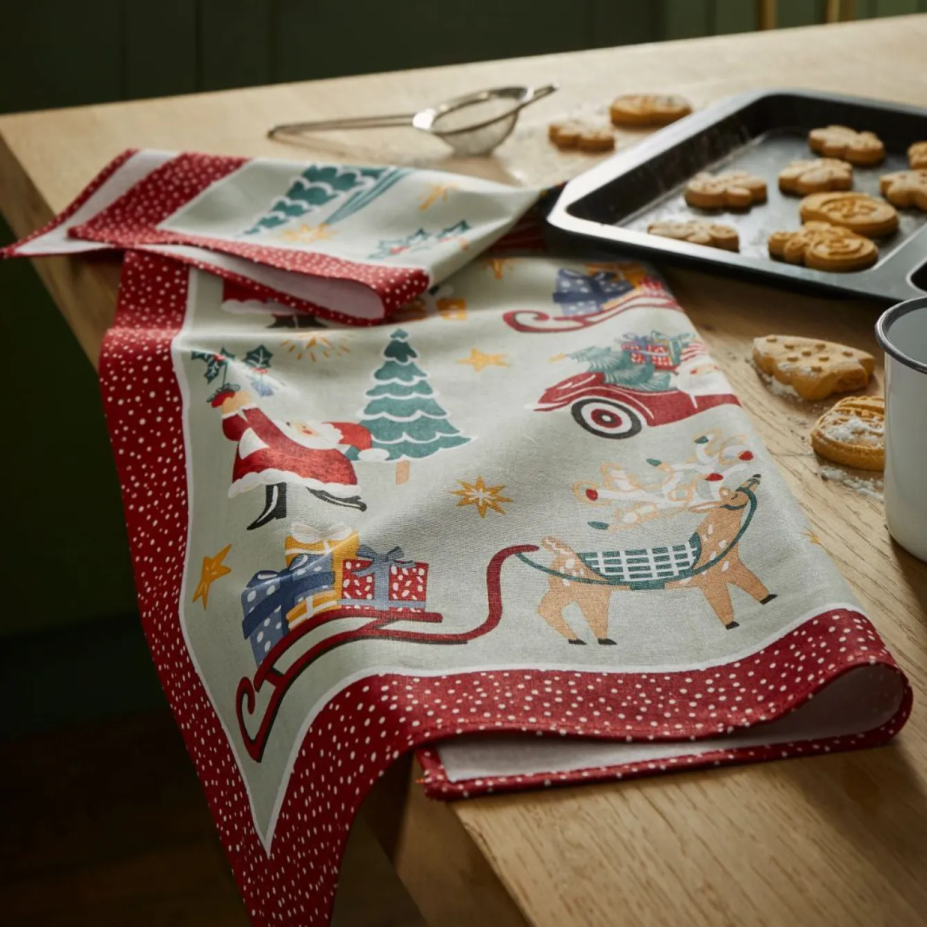 Ulster Weavers Tis the Season Recycled Cotton Tea Towel- Tea|Tea Towels