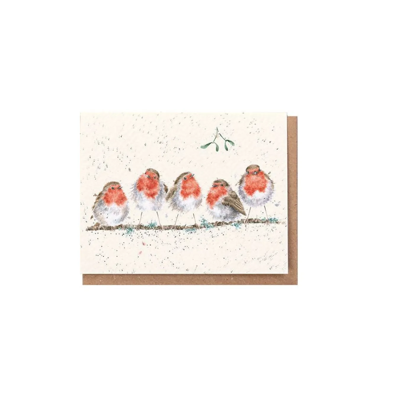 Wrendale Designs 'Tis The Season to be Jolly' Robin Gift Enclosure Card- Christmas Cards|Christmas