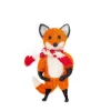 Sew Heart Felt Tod Fox Holding Wearing a Stripy Scarf Felt Decoration- Seasonal Decor|Children
