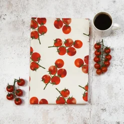 Corinne Alexander Tomato Tea Towel by- Tea|Tea Towels