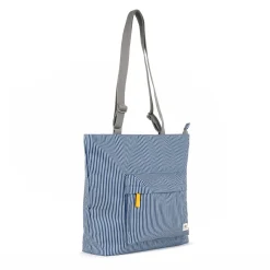Ori London Trafalgar Tote B Hickory Stripe Recycled Cavas Tote- Medium- Bags
