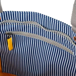 Ori London Trafalgar Tote B Hickory Stripe Recycled Cavas Tote- Medium- Bags