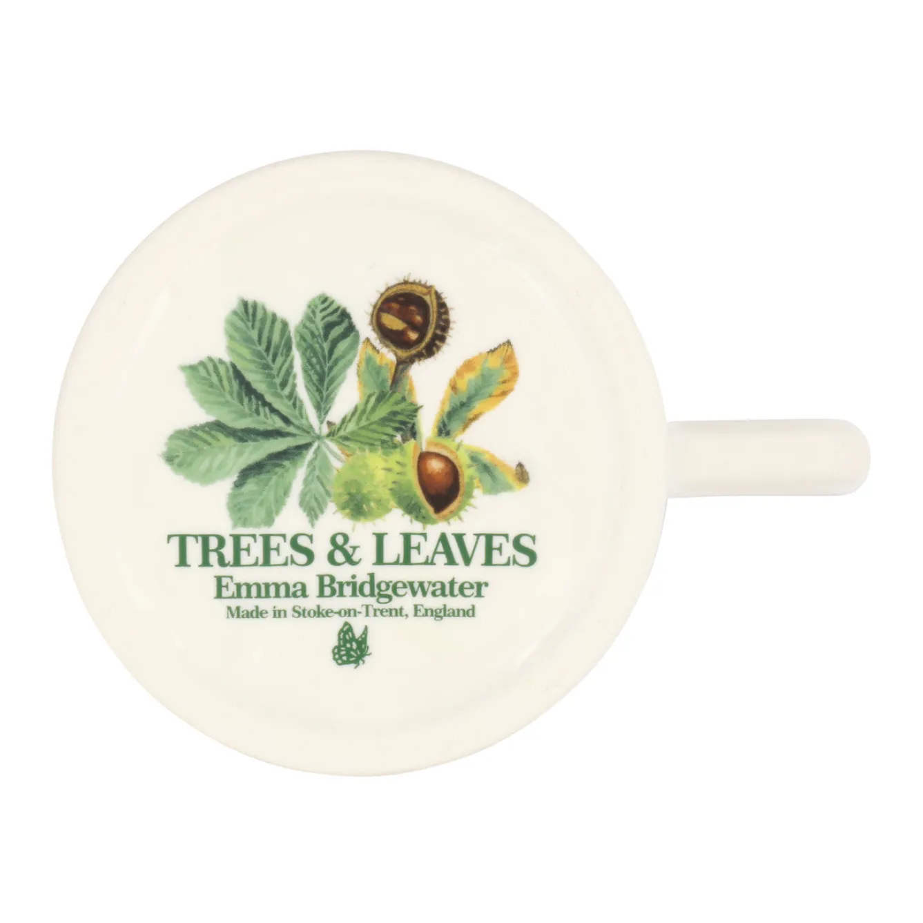 Emma Bridgewater Tree & Leaves Horse Chestnut & Conker 1/2 Pint Mug- Flowers & Garden