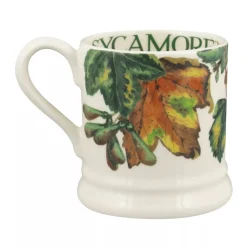 Emma Bridgewater Tree & Leaves Sycamore 1/2 Pint Mug- Flowers & Garden