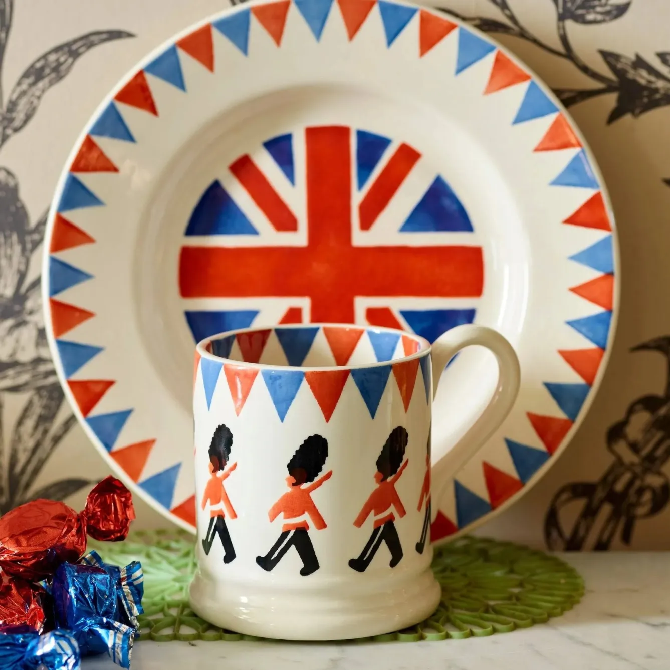 Emma Bridgewater Trooping The Colour 1/2 Pint Mug- Great Britain