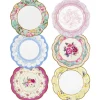 Talking Tables Truly Scrumptious Vintage Paper Plates - 12 pack- Picnic|Plates