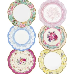 Talking Tables Truly Scrumptious Vintage Paper Plates - 12 pack- Picnic|Plates