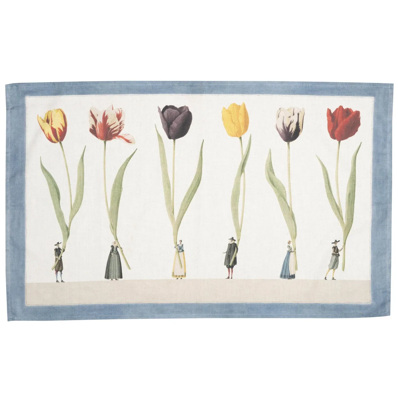 Laura Stoddart Tulip Parade Tea Towel- Tea|Tea Towels
