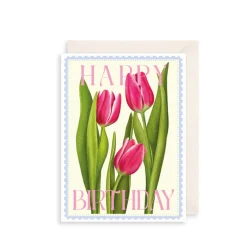 The Art File Tulips Greeting Card- Greeting Cards