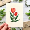 Becky Amelia Tulips Greeting Card- Greeting Cards
