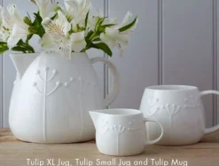 Repeat Repeat Tulip Sprig Large Jug- Jugs|Flowers & Garden