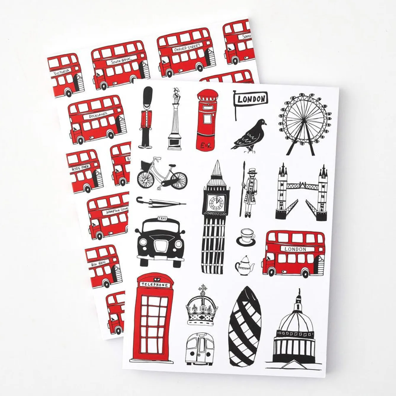 Victoria Eggs Two London Notebooks- Stationery