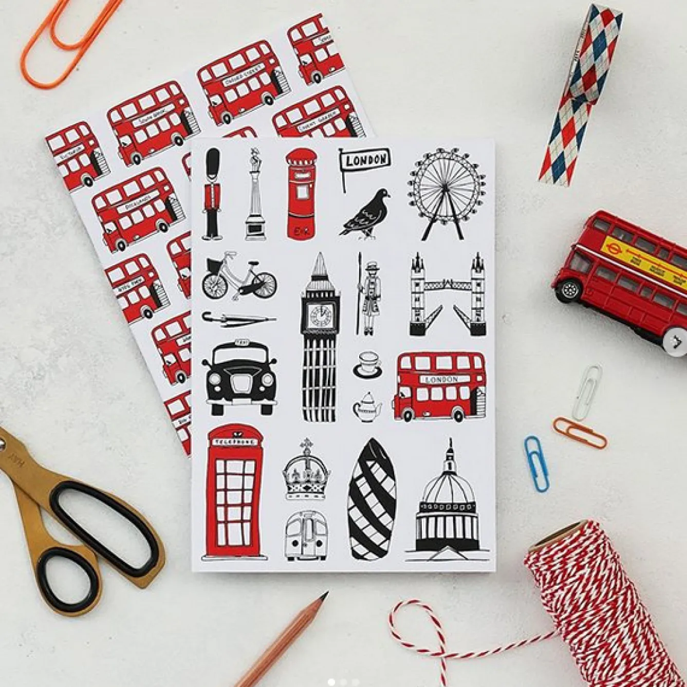 Victoria Eggs Two London Notebooks- Stationery