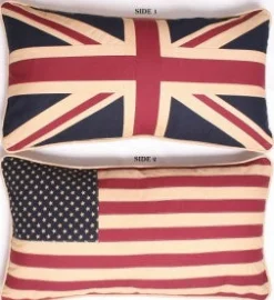 Woven Magic Union Americana 15 x 30 inch Large Lumbar Pillow- Pillows & Throws