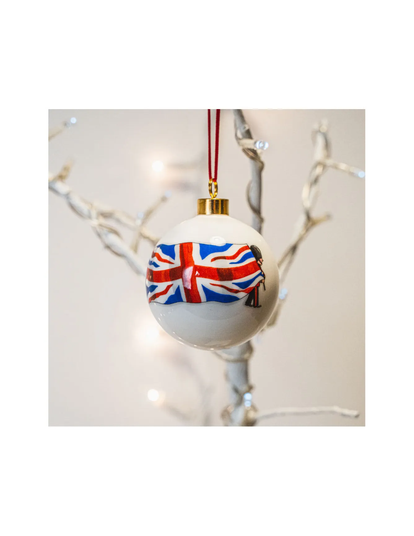 Alison Gardiner Union Jack Bauble Boxed- Christmas Decorations|Seasonal Decor