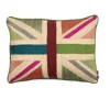 Woven Magic Union Jack 12 x 18 inch Silk Pillow- Pillows & Throws