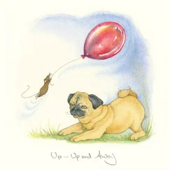 Moongazer Cards Up, Up and Away! Greeting Card- Greeting Cards
