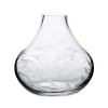 The Vintage List Vase with Fern Design by- Glassware