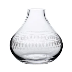 The Vintage List Vase with Ovals Design by- Glassware