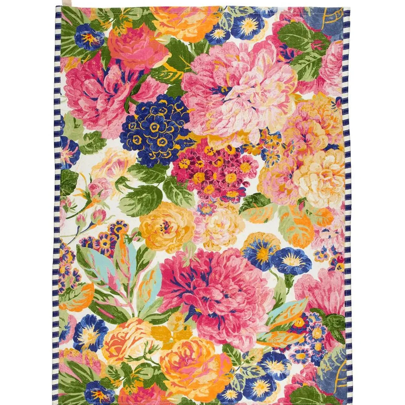 Sanderson Very Rose & Peony Tea Towel- Tea|Tea Towels
