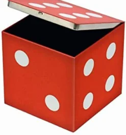 Elite Tins Vintage Original Tin Dice- Novelty|Storage