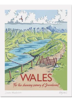 Kelly Hall Designs Wales Card - Kelly Hall- Greeting Cards