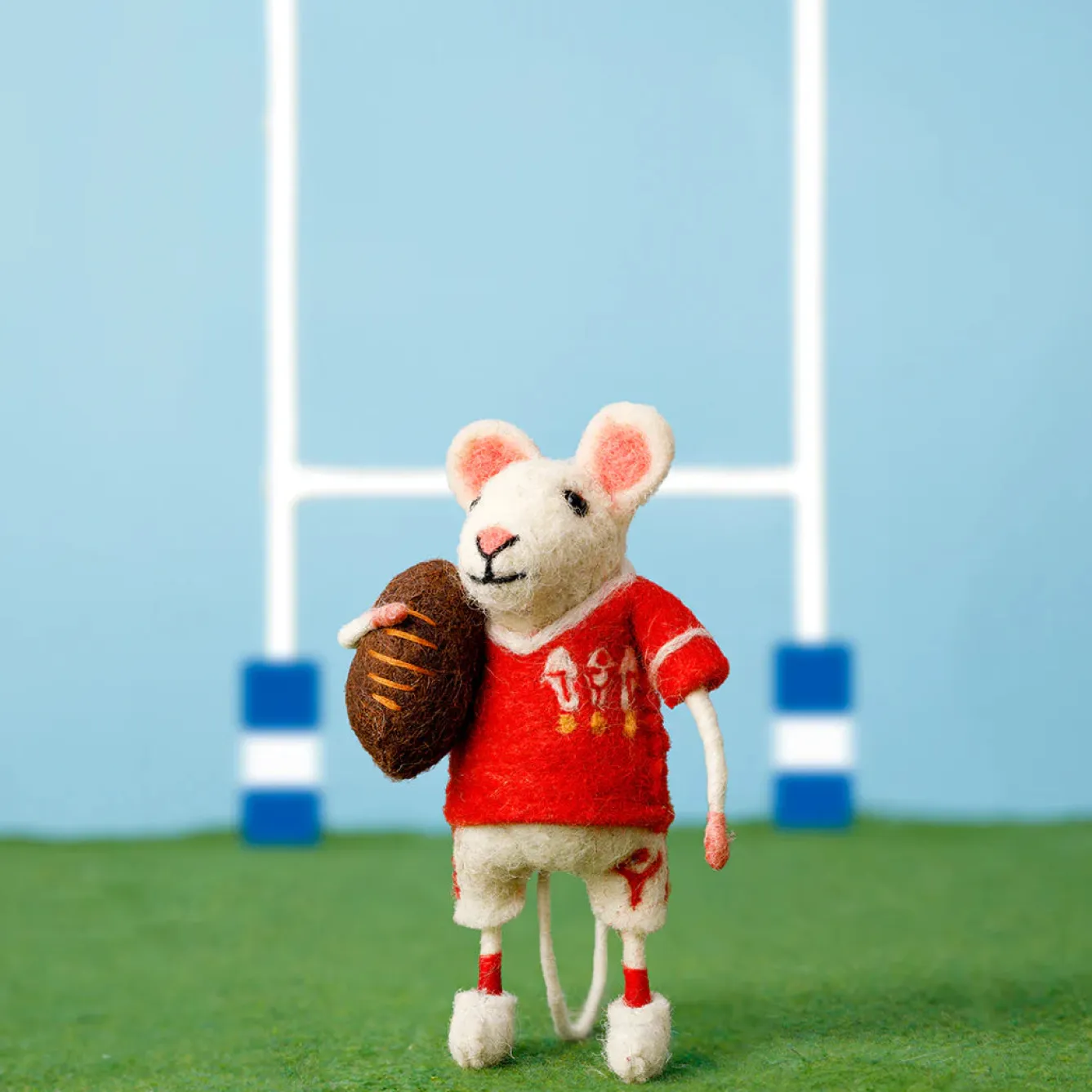 Sew Heart Felt Wales Rugby Mouse- Children